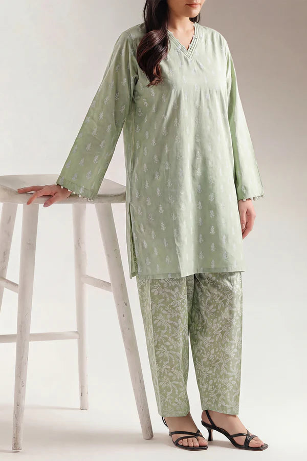 Printed Lawn Stitched 2 Piece (Shirt/Trouser)