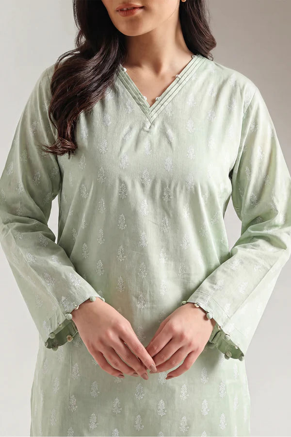 Printed Lawn Stitched 2 Piece (Shirt/Trouser)