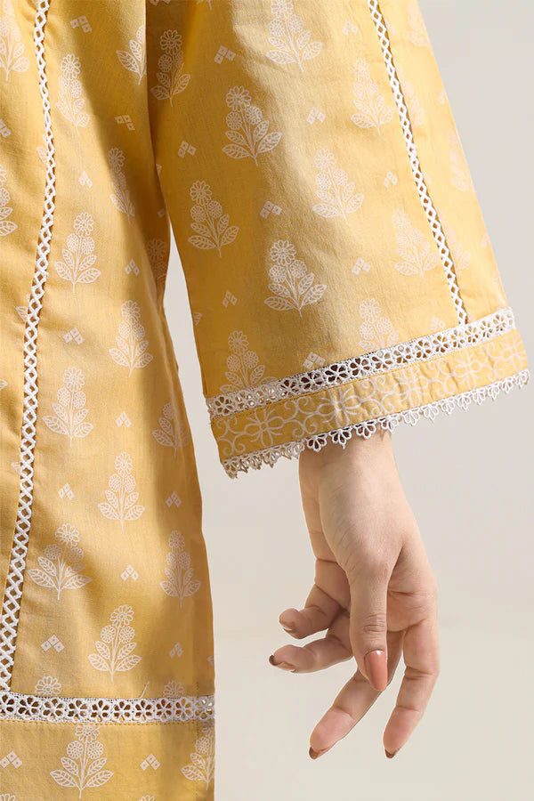 Printed Lawn Stitched 2 Piece (Shirt/Trouser)