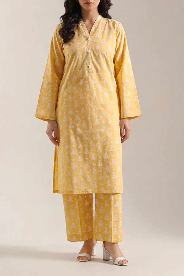 Printed Lawn Stitched 2 Piece (Shirt/Trouser)