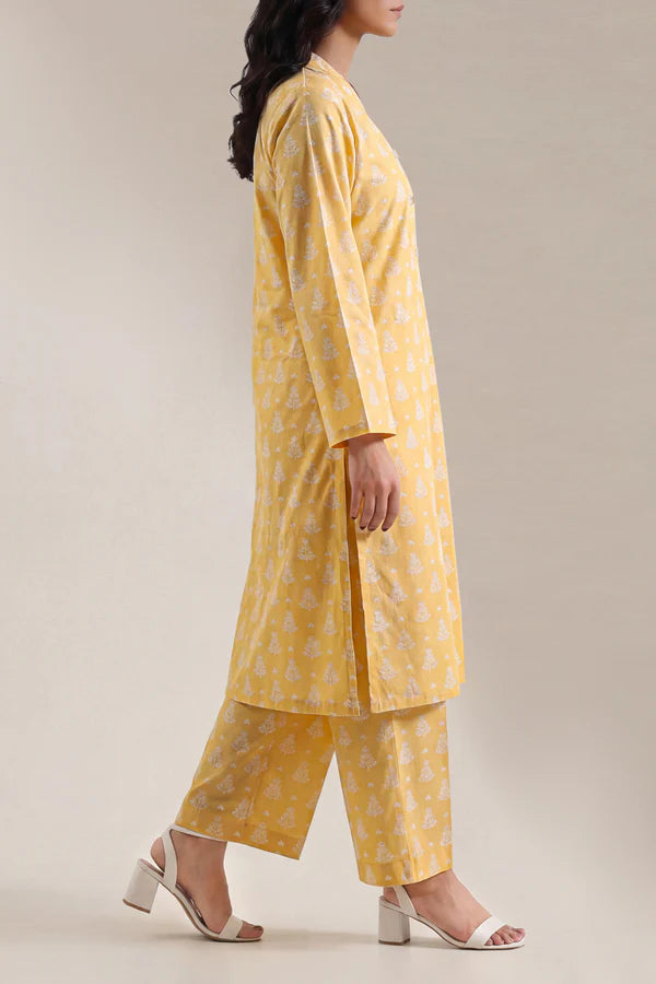 Printed Lawn Stitched 2 Piece (Shirt/Trouser)