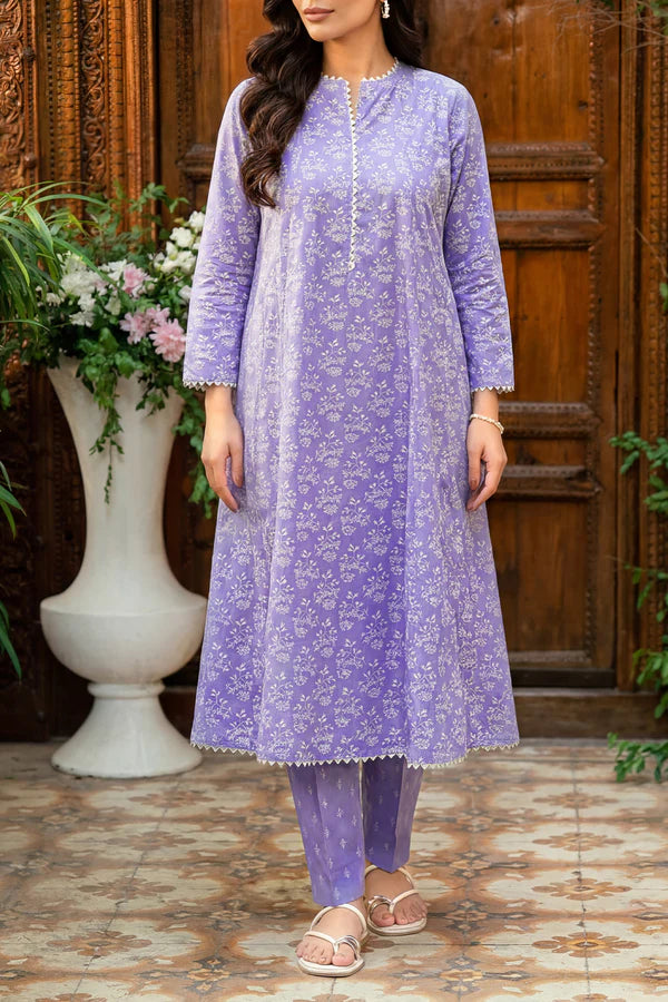 Printed Lawn Stitched 2 Piece (Shirt/Trouser)