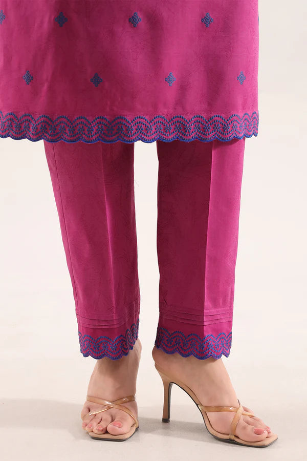 Cotton Jacquard Stitched 2 Piece (Shirt/Trouser)