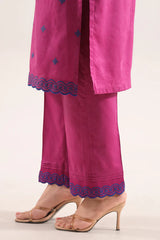 Cotton Jacquard Stitched 2 Piece (Shirt/Trouser)
