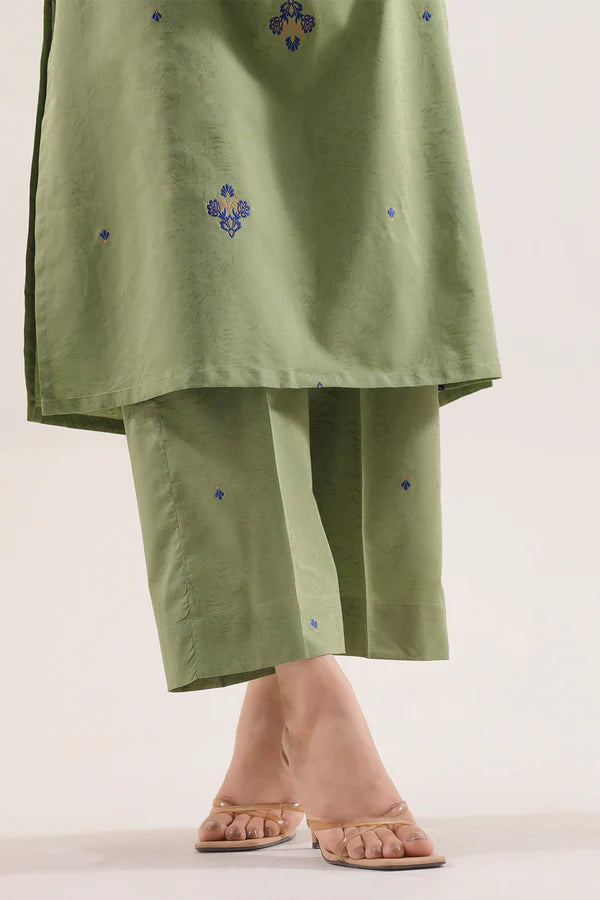 Cotton Jacquard Stitched 2 Piece (Shirt/Trouser)