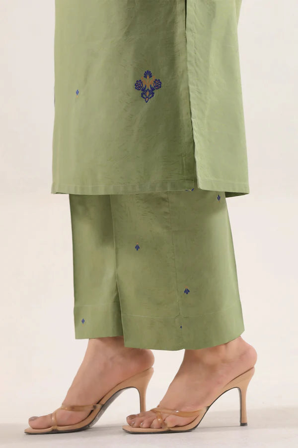 Cotton Jacquard Stitched 2 Piece (Shirt/Trouser)