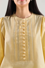 Solid Embroidered Poplin Stitched 2 piece (Shirt/Trouser)