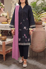 Solid Embroidered Cambric Stitched 2 Piece (Shirt/Trouser)