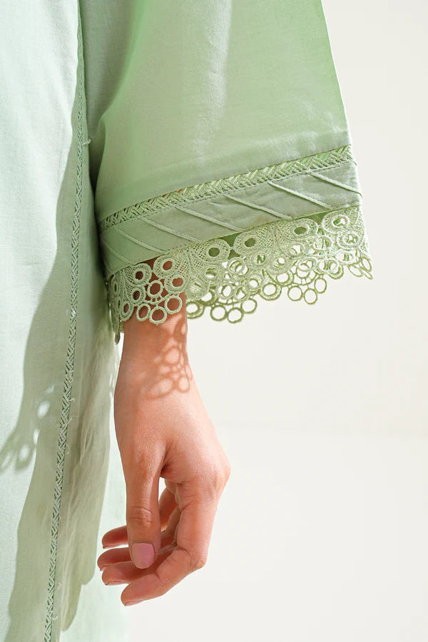 Solid Cambric Stitched 3 Piece