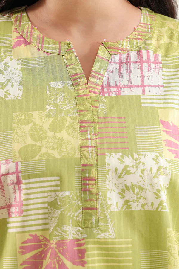 Printed Lawn Stitched 2 Piece (Shirt/Trouser)