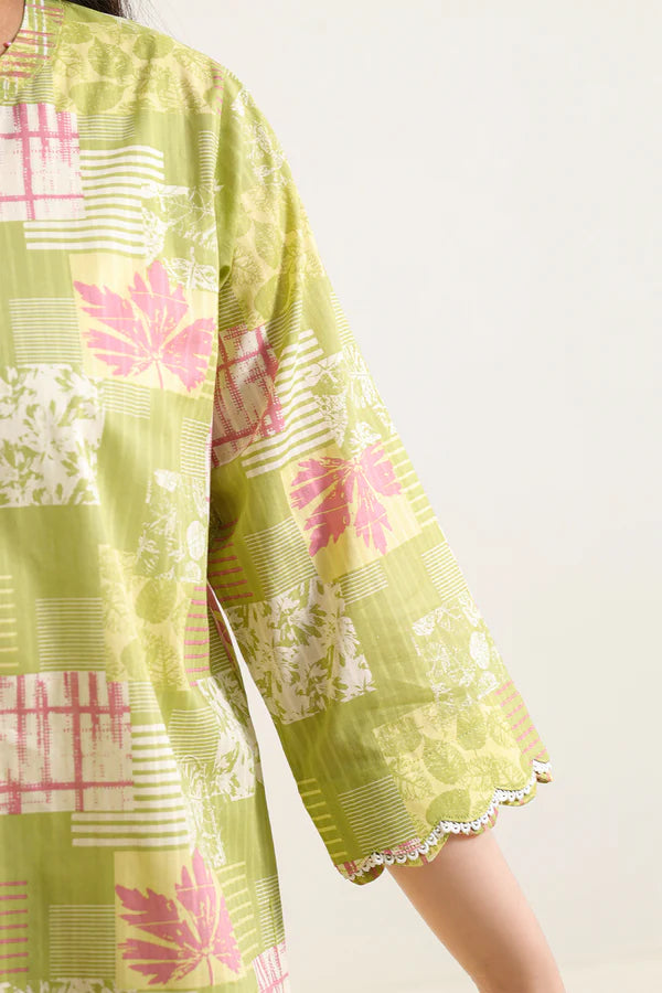 Printed Lawn Stitched 2 Piece (Shirt/Trouser)