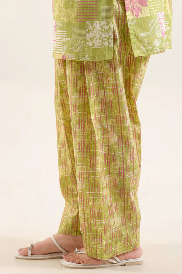 Printed Lawn Stitched 2 Piece (Shirt/Trouser)