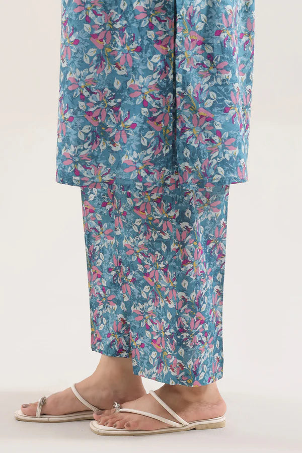 Printed Lawn Stitched 2 Piece (Shirt/Trouser)