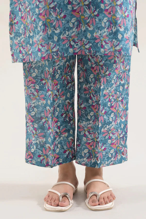 Printed Lawn Stitched 2 Piece (Shirt/Trouser)