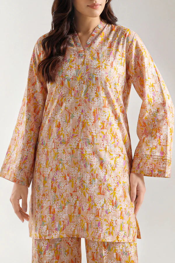 Printed Lawn Stitched 2 Piece (Shirt/Trouser)