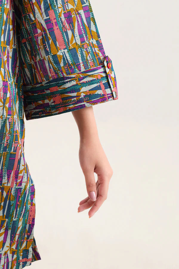 Printed Lawn Stitched 2 Piece (Shirt/Trouser)