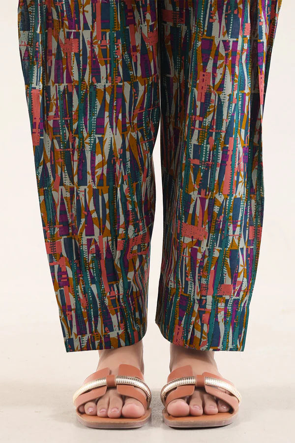 Printed Lawn Stitched 2 Piece (Shirt/Trouser)