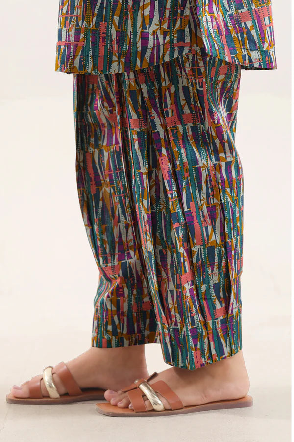 Printed Lawn Stitched 2 Piece (Shirt/Trouser)