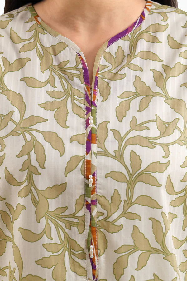Printed Lawn Stitched 2 Piece (Shirt/Trouser)