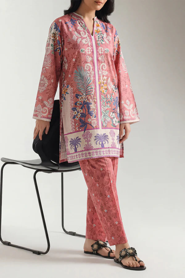 Printed Corduroy Stitched 2 Piece (Shirt/Trouser)