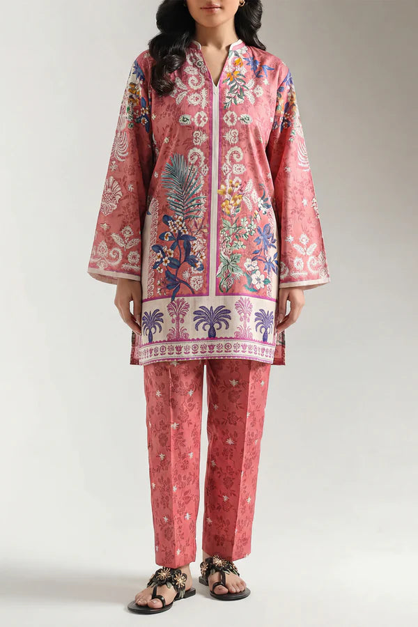 Printed Corduroy Stitched 2 Piece (Shirt/Trouser)