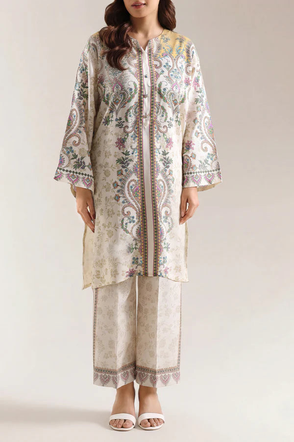 Printed Corduroy Stitched 2 Piece (Shirt/Trouser)