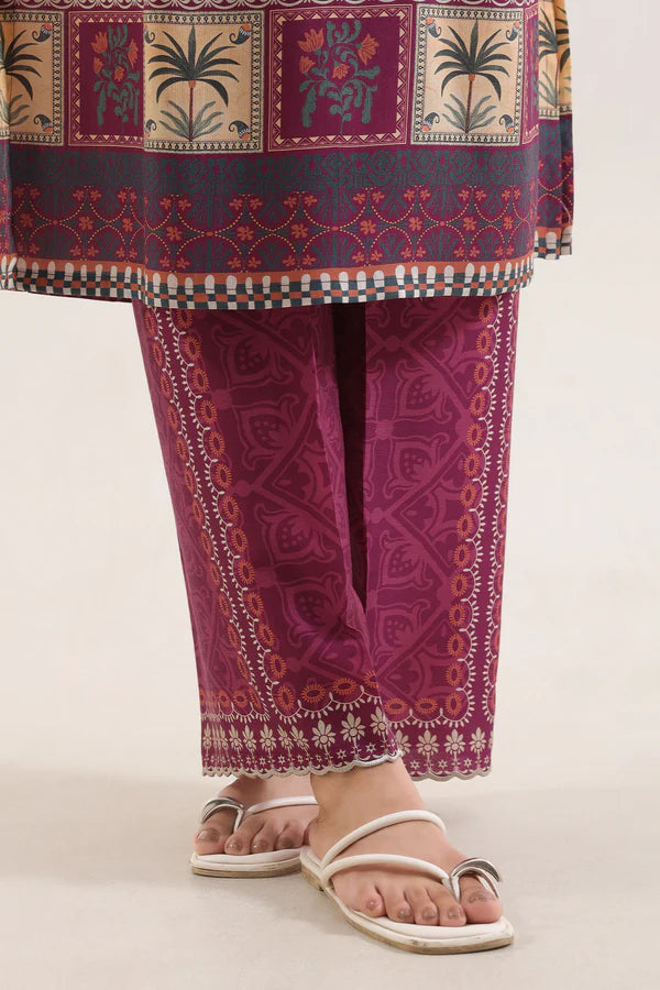 Printed Corduroy Stitched 2 Piece (Shirt/Trouser)