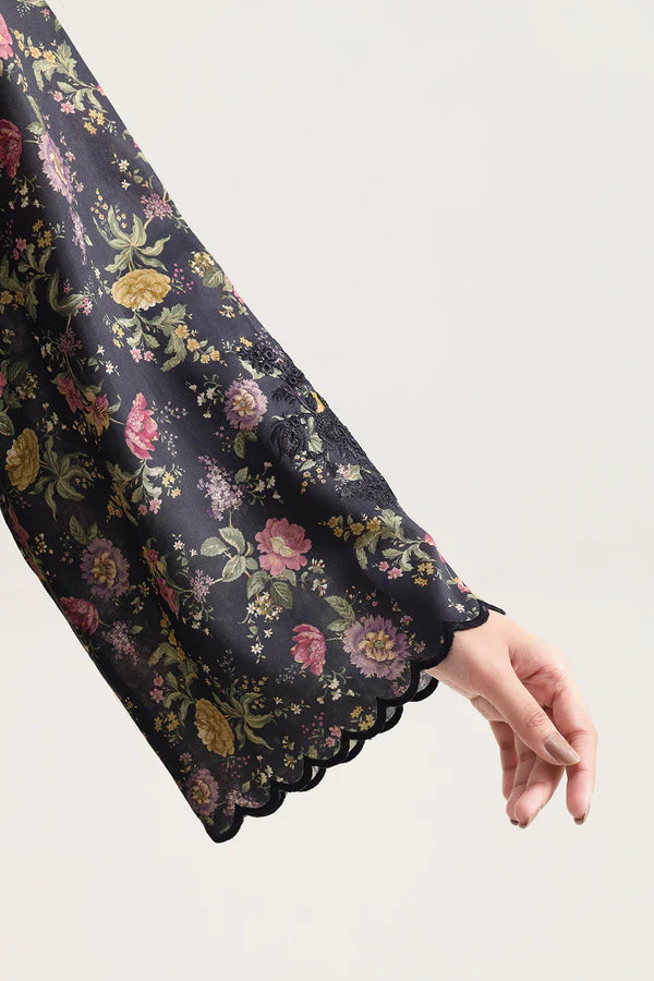 Printed Embroidered Arabic Lawn Stitched 2 Piece (Shirt/Trouser)