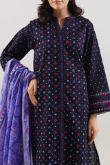 Printed Lawn Stitched 3 Piece