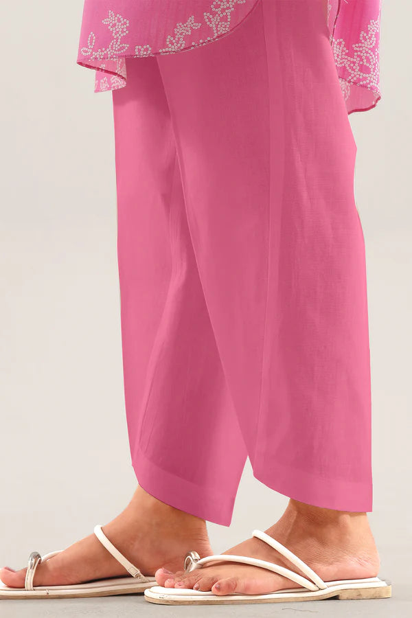 Unstitched Printed Self Strip Lawn 3 Piece
