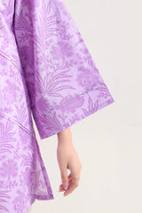 Unstitched Printed Self Strip Lawn 3 Piece
