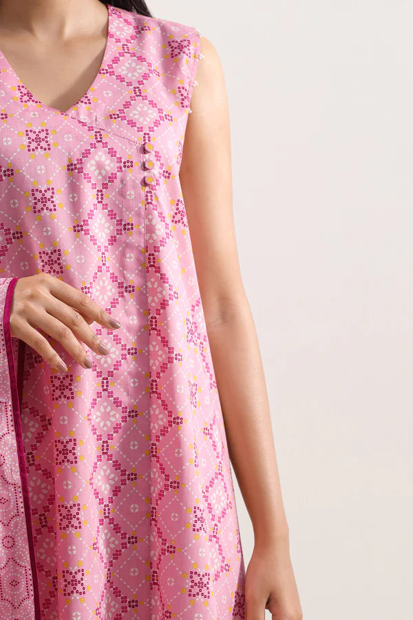 Unstitched Printed Lawn 3 Piece