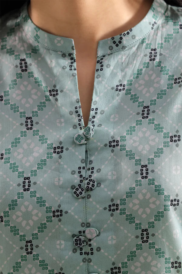 Unstitched Printed Lawn 3 Piece