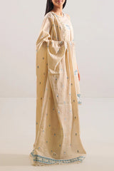 Unstitched Jacquard Cotton 3 Piece