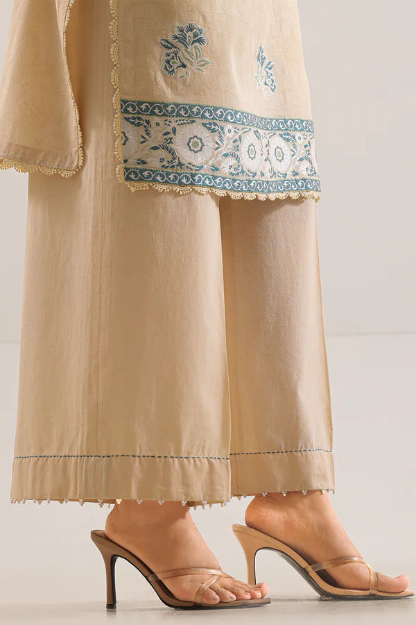 Unstitched Jacquard Cotton 3 Piece
