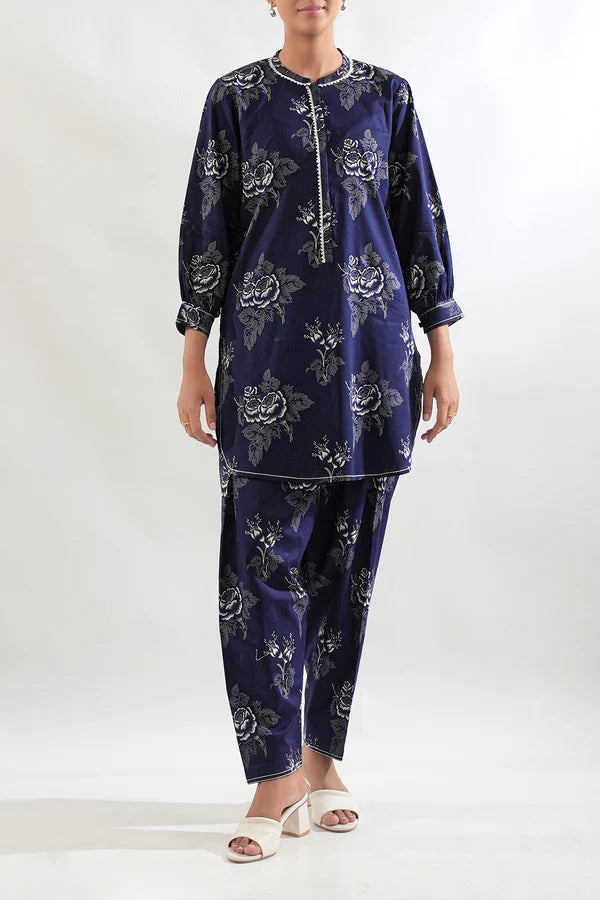 Unstitched Printed Lawn 2 Piece (Shirt/Trouser)