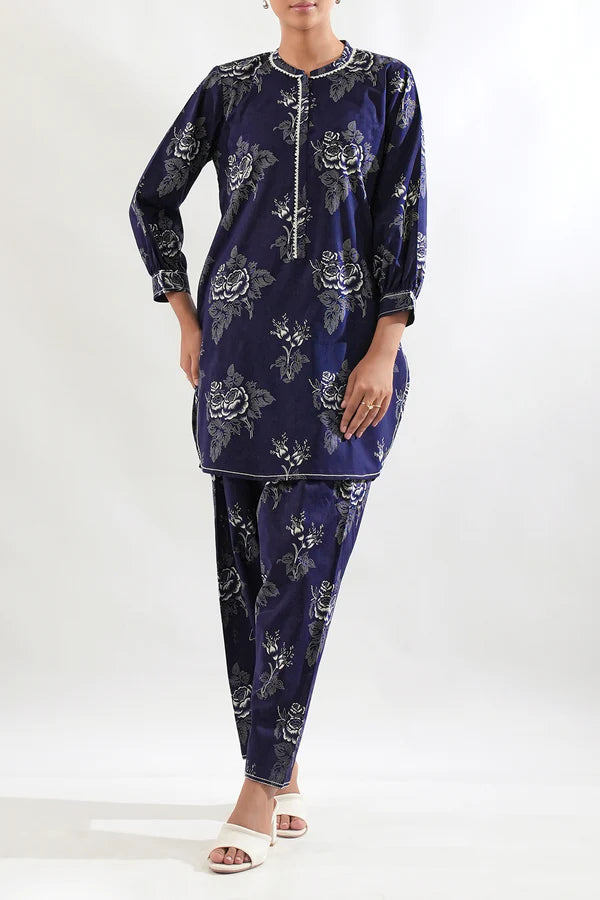 Unstitched Printed Lawn 2 Piece (Shirt/Trouser)