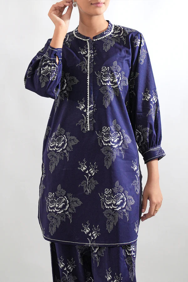 Unstitched Printed Lawn 2 Piece (Shirt/Trouser)